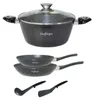 A set of cookware and kitchen utensils on a white background. Produktbild-Vorschau