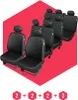 Sitzbezüge für Iveco Daily IV (06-11) 9 Sitze SET Produktbild-Vorschau 7