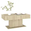 vidaXL Konferenčný stolík Sonoma Oak 96x50x45 cm Materiál Náhľad obrázku produktu 3