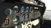 Close-up view of an airplane's cockpit instrument panel. Produktbild-Vorschau
