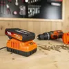 Powerplus i akumulator do ładowania 2.0ah 20v pomarańczowy Podgląd zdjęcia produktu 2