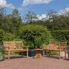 Teakholz Gartenbank Herz 120 cm Produktbild-Vorschau 21