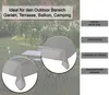 Tischdecke Gartentischdecke Karo Beige 140 cm rund Outdoor Produktbild-Vorschau 5