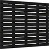 vidaXL Wand-Kopfteil Schwarz 96x3x91,5 cm Massivholz Kiefer Produktbild-Vorschau 1