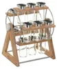 Gewürzhalter - cooles Design - Bambus - 15 Dosen Produktbild-Vorschau 2