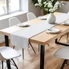 TOM TAILOR Blickdichter Tischläufer DOVE Weiß 50 x 150 cm Produktbild-Vorschau 2