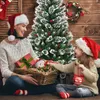 COSTWAY Sapin de Noël artificiel 180cm avec baies rouges, Voir les images du produit 6