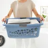 Rotho Cesto per il bucato 50 L Flowers - Raccoglitore per Anteprima dell’immagine prodotto 9