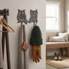 set di 2 ganci da parete gufo appendiabiti ganci da parete Anteprima dell’immagine prodotto 4