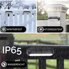 Collage showing solar lights in different weather conditions and close-up of the product. Produktbild-Vorschau