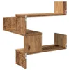 vidaXL Wand-Eckregal Altholz-Optik 40x40x49,5 cm Produktbild-Vorschau 6