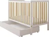 ZEE LUMI Bílá/Přírodní dětská postýlka 120×60 cm 2v1 se Náhled obrázku produktu 10
