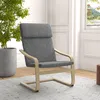 Sillón de relax HOMCOM, con reposabrazos, tapizado en lino, Vista previa de la imagen del producto 2