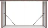 Drewutnia G21 WOH 682 - 302 x 119 cm, brąz Podgląd zdjęcia produktu 2