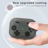 A hand holding a gray earphone case designed to look like a game controller. Produktbild-Vorschau