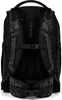 The back view of a black Satch backpack with a grey pattern. Produktbild-Vorschau