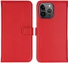 Selencia Echtleder Klapphülle iPhone 15 Pro Max - Rot Produktbild-Vorschau 1