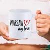 Huuraa Kaffeetasse Warsaw my love 330ml Weiß Keramik Produktbild-Vorschau 3