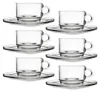 Glastasse Tasse Kaffeetasse Teetasse mit Untertasse aus Produktbild-Vorschau 4