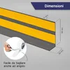 HOLZBRINK Battiscopa adesivo in PVC 50x20mm, 2,5 m | Anteprima dell’immagine prodotto 4