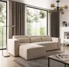 Ecksofa Schlafsofa inkl. Sessel WALDO Stoff Brooklyn Pearl Produktbild-Vorschau 2