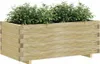 vidaXL Zvýšená postel 100x50x40 cm Dřevěná obdélníková Náhled obrázku produktu 3