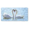 MuchoWow® Mauspad Mousepad Vögel - Schwan - Wasser - Liebe Produktbild-Vorschau 1