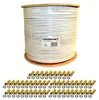 PremiumX 500m BASIC Koaxialkabel 135dB 4-fach SAT Koax Produktbild-Vorschau 1