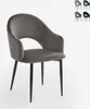 Sedia moderna in velluto con braccioli per sala da pranzo e Anteprima dell’immagine prodotto 6