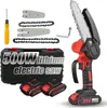 Mini reťazová píla 4"/6" - 21V batéria, akumulátorová, s 2 Náhľad obrázku produktu 3