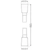 Mexen sprchová hadica 125 cm, čierna - 79425-70 Náhľad obrázku produktu 2