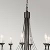 Elstead Carisbrooke Kronleuchter E14 8-fach Schwarz,  UK Produktbild-Vorschau 2