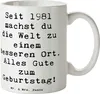 Mr. & Mrs. Panda Tasse Spruch 1981 Geburtstag - Weiß - Produktbild-Vorschau 1