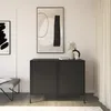 Selsey Velveto – Buffet à 2 portes, noir, 100 cm Voir les images du produit 2