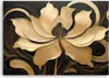 Leinwandbild Beige Blume 60x40 Feeby Beige bild für die Produktbild-Vorschau 3