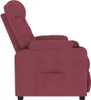 vidaXL Massagesessel Weinrot Stoff Produktbild-Vorschau 3