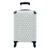 MuchoWow® Koffer Handgepäck Trolley Rollkoffer Kleine Produktbild-Vorschau 1