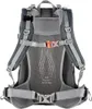 The back view of a gray hiking backpack with an air flow system. Anteprima dell’immagine prodotto