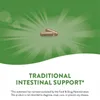 Two capsules on a green background with radiating lines and text. Produktbild-Vorschau