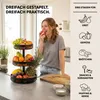 eluno Obstetagere, Brotkorb rund 3-stöckig, Obstschale, Produktbild-Vorschau 2