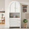 Armoire à étagères courbes, haute, 70 x 35 x 180 cm, en Voir les images du produit 3