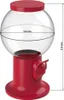 A red and clear gumball machine with dimensions indicated. Anteprima dell’immagine prodotto