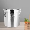 6L Seau à riz en acier inoxydable avec couvercle Seau de Voir les images du produit 5