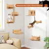 COSTWAY 6 PCS Mur d'escalade pour chats, arbre à chat avec Voir les images du produit 1