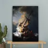 MuchoWow® - Plátno - Búrka na Galilejskom mori - Rembrandt Náhľad obrázku produktu 4