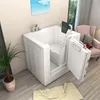 Senioren Sitzbadewanne Sitzwanne Badewanne mit Tür S02-B-R Produktbild-Vorschau 3