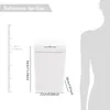 Keukenprullenbak met sensor, 16 liter, wit, automatische Productafbeelding-voorbeeld 17