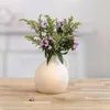 Dekovase "Krug" aus Porzellan, creme, kleine Blumenvase, Produktbild-Vorschau 3