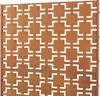 A close-up view of a wooden privacy screen with a geometric pattern. Náhled obrázku produktu