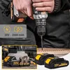 Trapano a percussione a batteria 20V 50 Nm, 2 batterie da Anteprima dell’immagine prodotto 8